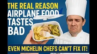 Why Airplane Food Tastes Weird  Science Revealed!
