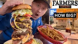 THIS STACKED BURGER CHALLENGE IS BIGGER THAN MY FOREARM | PURE MICHIGAN