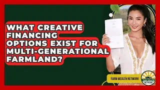 What Creative Financing Options Exist For Multi-generational Farmland? - Farm Wealth Network