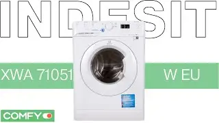 Indesit XWA 71051 W EU - стиральная машина с циклом стирки 9мин. - Видеодемонстрация от Comfy
