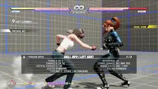 DOA6 Hitomi combo - highest damage output (no wall)