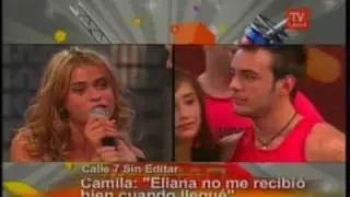 Eliana  le Termina a  Federico En Pleno Programa de Calle 7
