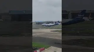 Silkway Cargo Taking Off from Mumbai Airport | Power of the Skies ✈️🔥 #cargoaircraft #airbridgecargo