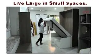 Space Saving Furniture I 3 Seater Sofa Cum Murphy bed #murphybed #furnituremanufacturer