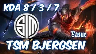 TSM Bjergsen YASUO vs Viktor MID - LOL NA SoloQ