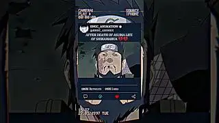 DEATH OF ASUMA AND SHIKAMARU SAD MOMENT 💔💔💔.....
