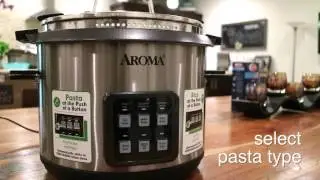 Aroma 2-in-1 Pasta & Rice Cooker - easy pasta [AMC 200D]