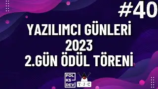 YAZILIMCI GÜNLER 2023 |  2. GÜN ÖDÜL TÖRENİ  # 40