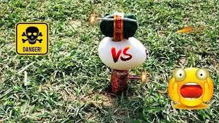 Egg vs Bullet Bomb & sutli Bomb kya hua jab egg ke uper aur neeche bomb rakh kr foda Experiment