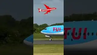 TUI Close Up 737 Rotation #planespotting #aviation #somebloke
