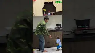 So Adorable! Baby Monkey Is Pampered by Dad and CUTIS After Waking Up! #cutis #monkey #animals #cute