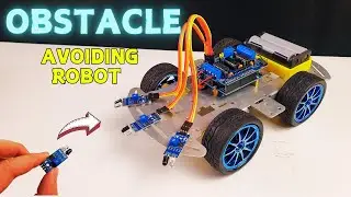 Build an Arduino Obstacle Avoiding Robot with 3 IR Sensors