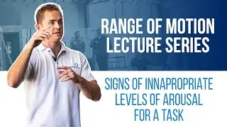 Signs of innapropriate levels of arousal for a task