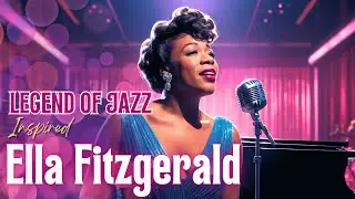 ELLA FITZGERALD Inspired Jazz 🎙 Smooth Swing Vocals for Peaceful Nights and Timeless Memories