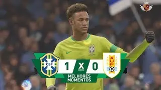 BRASIL 1 x 0 URUGUAI NO FIFA 19 - AMISTOSO | NARRAÇÃO DE GALVÃO BUENO