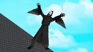 Ghostface funny jumps and epic ragdolls in GMOD