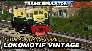 TUTORIAL PASANG LOKOMOTIF DI GAME TRAINZ SIMULATOR ANDROID