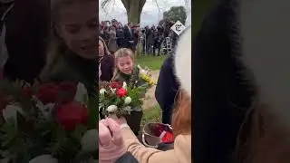 Princess Charlotte with flowers&bull;Christmas 2023