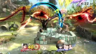 Bayonetta Gameplay (Smash Bros.): Killer Combo Finishers Patch 1.1.6