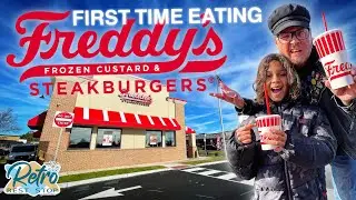Our First Time Eating At Freddy’s Frozen Custard & Steakburgers | Food Vlog & Taste Test