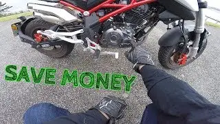 Money saving  motorcycle maintenance you don't need a mechanic for