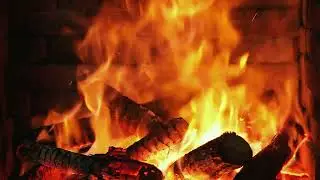 Country Acoustic by Fireplace for Deep Sleep & Wellness | Healing Rustic Music Ambience