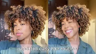 Super Defined NO GEL Curly Hair Routine 2020 [ Fast + Quick Drying ]