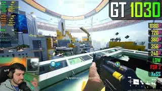 The Finals on the GT 1030 2GB!