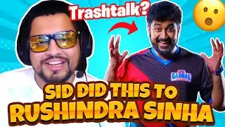 SID REPLY TO RUSHINDRA SINHA 😱 *TRASHTALK* ?!