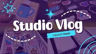 Studio Vlog #1 - Launching a Craft Business (as a Chronically Ill and Busy Mom!)