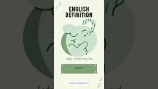 Today we learn the word science