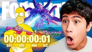 REACTION to THE SIMPSONS X FORTNITE FINAL EVENT 🤯 🤯 🤯