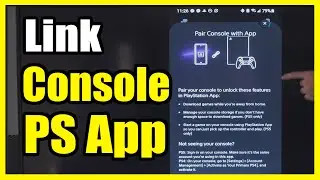 How to LINK or PAIR PS5 or PS4 to PS App on Phone (Settings Tutorial)