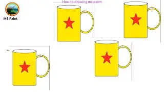 How to drawing ms paint🌴How to drawing paint in computer🎇ms paint drawing🎇drawing in ms paint🌾mspain