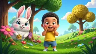 Peekaboo Bunny Song 🐰 | Fun Hide & Seek Nursery Rhyme for Toddlers | GheeGee TV