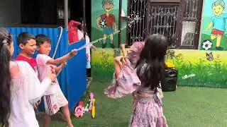 आज होलीको शुभ अवसरमा कक्षा ३ र ४ का विद्यार्थीहरूको मनमोहक प्रस्तुति