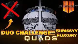 INTENSE $200 DUO QUAD NO ARMOUR BLACKOUT CHALLENGE w/ SIIMSSYY!! COD BLACKOUT VICTORY!