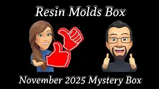 #990  Resin Molds Box November 2025 - Multiple Projects With Mr. Glitz!
