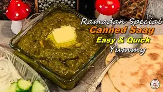 Canned Sarson Ka Saag Recipe || How to Make Canned Sarson Ka Saag || Easy & Quick Tin Wala Saag