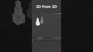 2D from 3D in blender 