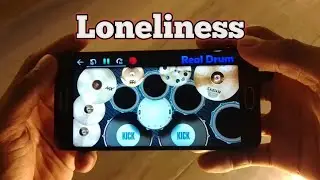 Putri Ariani - Loneliness ( Real drum cover )