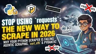 Why Your Python Scraper is Failing: Agentic Scraping, `curl_cffi` & Pydantic