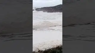 Stormy foamy seas #sailing #storm #foam #waves