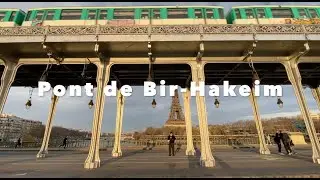 Pont de Bir-Hakeim, the #Seine - #Paris, #France, location of #Inception starring Leonardo DiCaprio