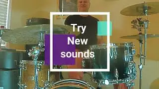 Trying new sounds on the snare drum