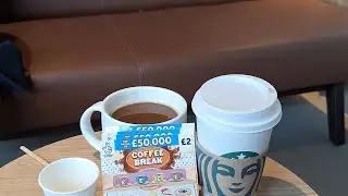 Today, we are playing &pound;14 worth of coffee break Scratchcards