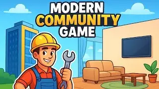 Modern Community Game 🏙️ | New Apartment Unlocked + Living Room Renovation