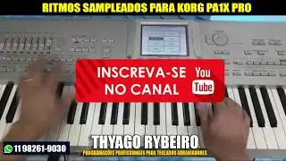 RITMOS SAMPLEADOS - KORG PA1X PRO 2019