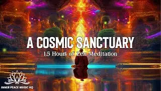 Futuristic Zen Meditation: A 1.5-Hour Journey to an Otherworldly Temple