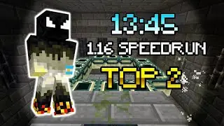 [13:45] NUEVO PB TOP 2 MUNDIAL DE MINECRAFT SPEEDRUN 1.16.1 RSG ANY %